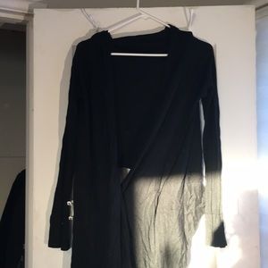 Black cardigan